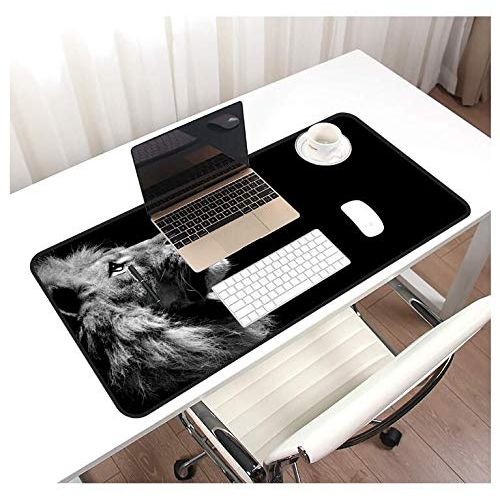  HHRONG Extended Gaming Mouse pad, (900x400mm) Large Size Mouse pad - Table mat with Non-Slip Rubber Base and Stitched Edges - Special Treatment Texture Weave - Three Sizes