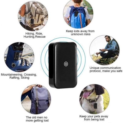  HHSW GPS Tracker, Mini Portable GPS Location Tracker Positioning SOS 2G GMS Finder for Elder Children Car Dogs Cats Pets