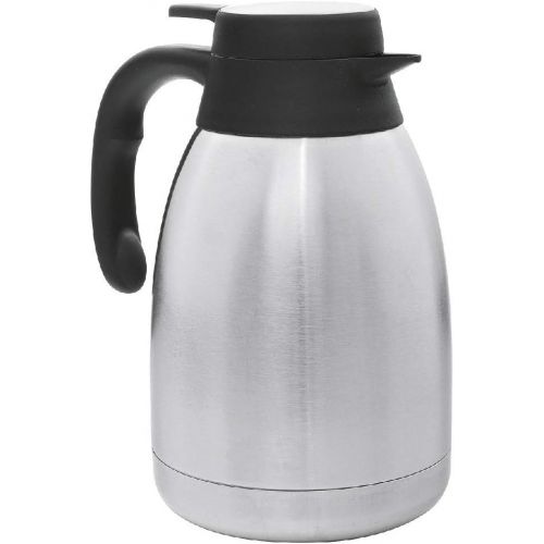  HI Isolierkanne 1,5 L Kaffeekanne Isolierflasche Isolierkanne Edelstahl gross