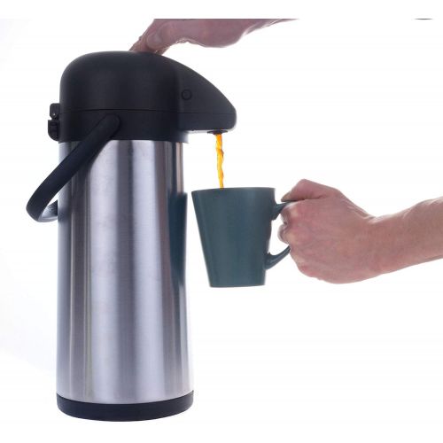  HI Airpot 3,0 L Pumpkanne Isolierkanne Thermo Kanne Kaffeekanne Camping Edelstahl