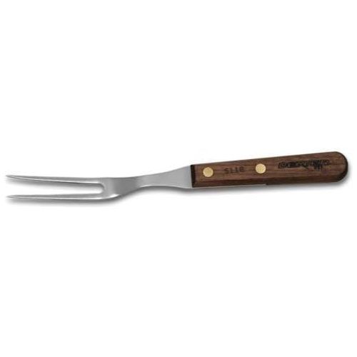  HIC Kitchen Dexter-Russell All-Purpose Fork, Stainless Steel with Walnut Handle, Made in the USA, 10-1/2