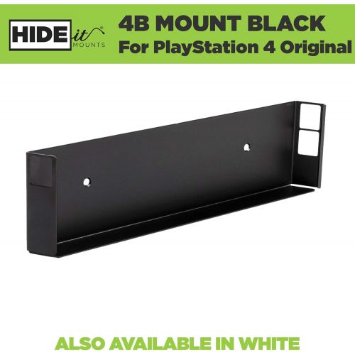  [아마존베스트]HIDEit Mounts HIDEit 4 Original PS4 Mount - Wall Mount for PS4 Original (Black) - Works with Limited Edition PS4 Original Consoles - Made in the USA and Trusted Worldwide Since 2009