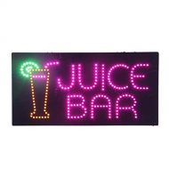 HIDLY LED Juice Bar Open Light Sign Super Bright Electric Advertising Display Board for Bubble Boba Tea Smoothie Coffee Cafe Business Shop Store Window Bedroom Decor 24 x 12 inches