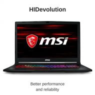 HIDevolution MSI GE73 Raider RGB 8RE 17.3” FHD 120Hz Gaming Laptop | 2.2 GHz i7-8750H, GTX 1060, 16GB DDR4/2400MHz RAM, SATA 256GB SSD + 1TB HDD | Authorized Performance Upgrades &