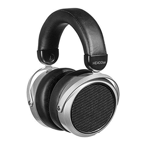  HIFIMAN HE400SE Stealth Magnets Version Over-Ear Open-Back Full-Size Planar Magnetic Wired Headphones for Audiophiles/Studio, Great-Sounding, Stereo, High Sensitivity, Comfortable,