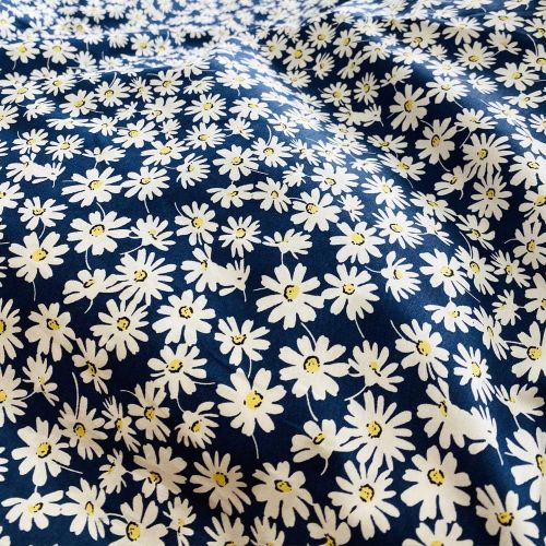  HIGHBUY Cotton Duvet Cover Queen Kids Floral Bedding Sets with Zipper Closure Reversible Blue White Leave Branches Print Comforter Cover 3 Piece Set Full for Teens Boys Girls Chris