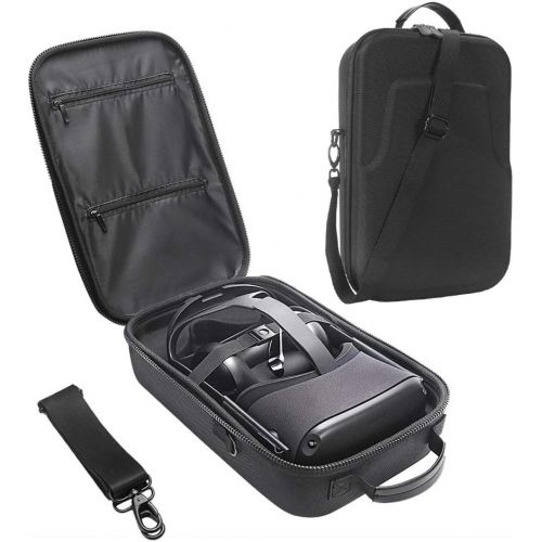  [아마존베스트]HIJIAO Hard Travel Case for Oculus Quest VR Gaming Headset and Controllers Accessories Waterproof Shockproof Carring case (Black)