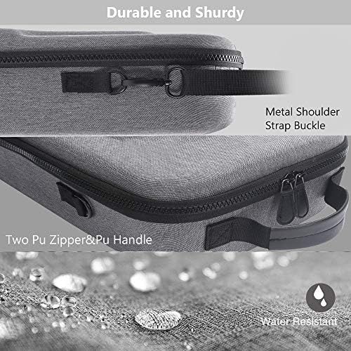  [아마존베스트]HIJIAO Hard Travel Case for Oculus Quest VR Gaming Headset and Controllers Accessories Waterproof Shockproof Carring case (Gray)