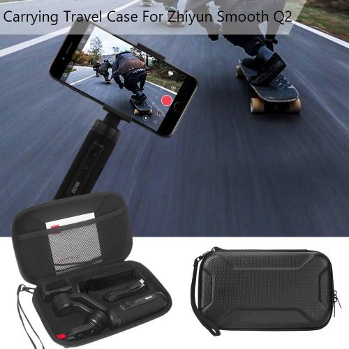  HIJIAO Hard Concise Travel Case for Zhiyun Smooth Q2 Handheld Gimbal Stabilizer and ?Accessories