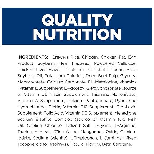  Hill's Prescription Diet l/d Liver Care Chicken Flavor Dry Dog Food, Veterinary Diet, 17.6 lb. Bag, White