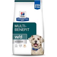 Hill's Prescription Diet w/d Multi-Benefit Digestive/Weight/Glucose/Urinary Management Chicken Flavor Dry Dog Food, Veterinary Diet, 27.5 lb. Bag