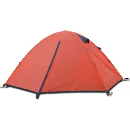  HILLMAN 3-4 Season 2 3 Person Lightweight Backpacking Tent Windproof Camping Tent Awning Family Tent Two Doors Double Layer with Aluminum rods for Outdoor Camping Family Beach Hunting Hiki