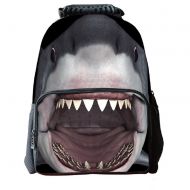 HIMI 3D Shark Print Children School Backpack Kids Printed Felt Fabric Bookbags Animal Rucksacks