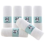 [아마존베스트]HIPHOP PANDA Organic Bamboo Baby Washcloths - Hypoallergenic 2 Layer Ultra Soft Absorbent Bamboo Towel -...