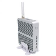 HISTTON Fanless Core i5 Mini PC Desktop PC with Intel Core i5 7200U 2.5Ghz 300M WiFi High Configuration and Fast Speed, Zero Noise Suitable for Home, Office PC (16GB RAM 128GB SSD+
