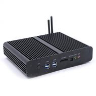 HISTTON Fanless Core i7 Mini PC Desktop PC with Intel Core i7 4500U5500U,16GB RAM 512GB SSD 300 Megabyte WiFiHD GraphicsDual HDMI 2.0 Dual OutputiBluetooth 4.04K Windows 10 Pr