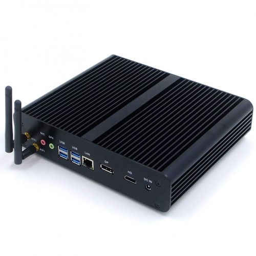  HISTTON Fanless Core i7 Mini PC Desktop PC with Intel Core i7 6500U 2.5Ghz 300M WiFi High Configuration and Fast Speed, Zero Noise Suitable for Home, Office,Game Computer (16GB RAM