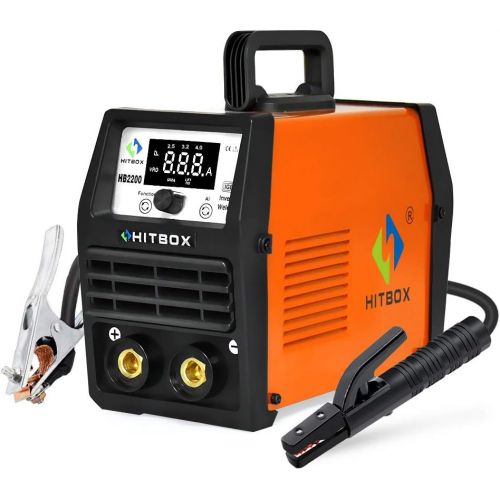  HITBOX ARC Welder ARC160A Stick Welding Machine Digital Inverter Welder 220V DC Lift TIG Portable Welding Machine