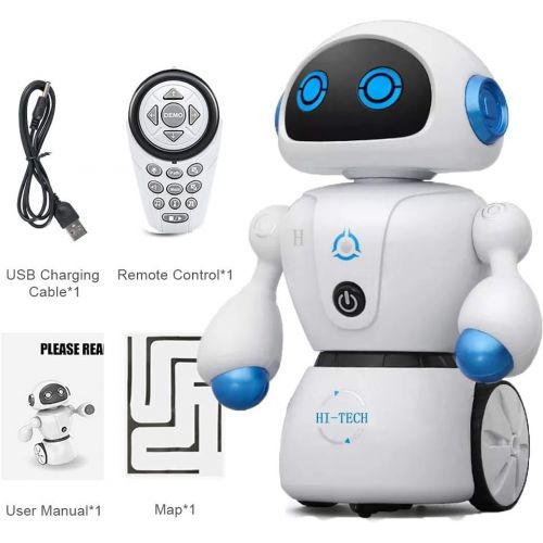  [아마존베스트]Hi-Tech Wireless Interactive Robot Toy Robot for Boys, Girls, Kids, Children (Blue)