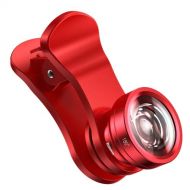 HITSAN INCORPORATION Baseus Mobile Phone Lenses 3 in 1 HD 120 Degree Wide Angle + 15X Macro + 180 Degree Fisheye Camera Lens, for iPhone, Galaxy, Huawei, Xiaomi, LG, HTC and Other