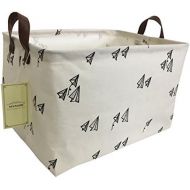 [아마존베스트]HIYAGON Rectangular Storage Box Basket for Baby, Kids or Pets - Fabric Collapsible Storage Bin for...