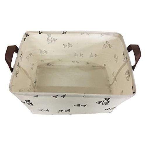  [아마존베스트]HIYAGON Rectangular Storage Box Basket for Baby, Kids or Pets - Fabric Collapsible Storage Bin for...