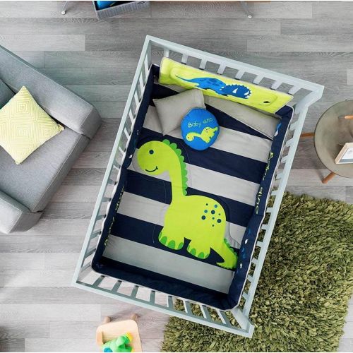 HIYAGON Baby Dinos 6 Piece Crib Bedding Set for Boys
