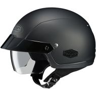 Unisex Adult is-Cruiser Matte Black Half Helmet 0824-0135-03