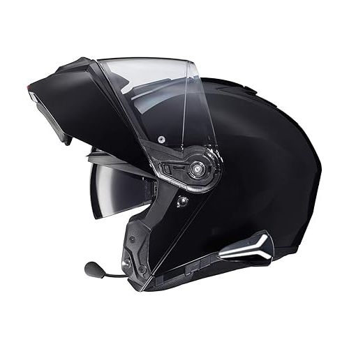  HJC i90 Solid Modular Motorcycle Helmet Black XXL