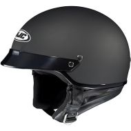 HJC CS-2N Motorcycle Half-Helmet (Flat Black, Large)