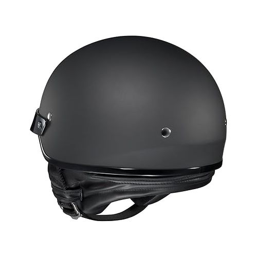  HJC CS-2N Motorcycle Half-Helmet (Flat Black, Large)