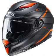 HJC Helmets F70 Helmet - Tino (Large) (Anthracite/Orange)