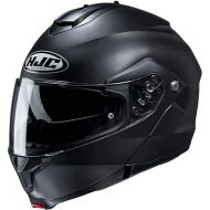 HJC Helmets C91 Men's Street Motorcycle Helmet - Semi-Flat Black/X-Large