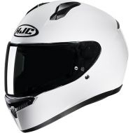HJC C10 Men's Street Motorcycle Helmet - White / Large