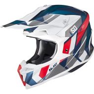 HJC i50 Helmet - Vanish (Large) (White/Blue)