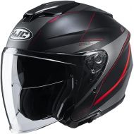 HJC i30 Open Face Motorcycle Helmet Slight MC1 Semi-Flat Large