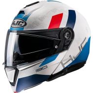 HJC i90 Syrex Helmet (Medium) (White/RED/Blue)