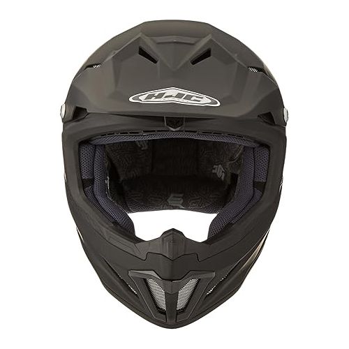  HJC CS-MX II Motorcycle Riding Helmet (Matte Black, Small)