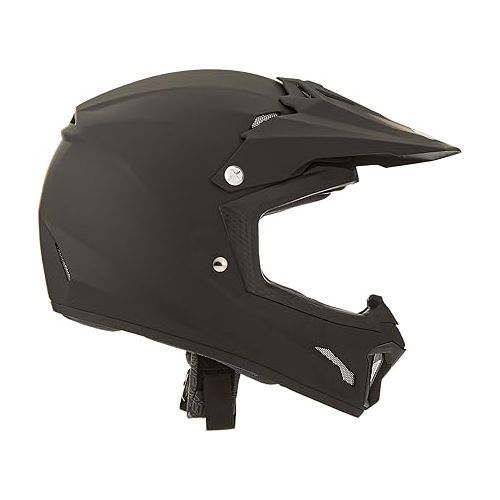  HJC CS-MX II Motorcycle Riding Helmet (Matte Black, Small)