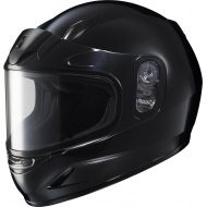 HJC Helmets HJC CL-YSN Solid Full Face Youth Snow Helmet Framed Dual Lens Shield (Black, Small)