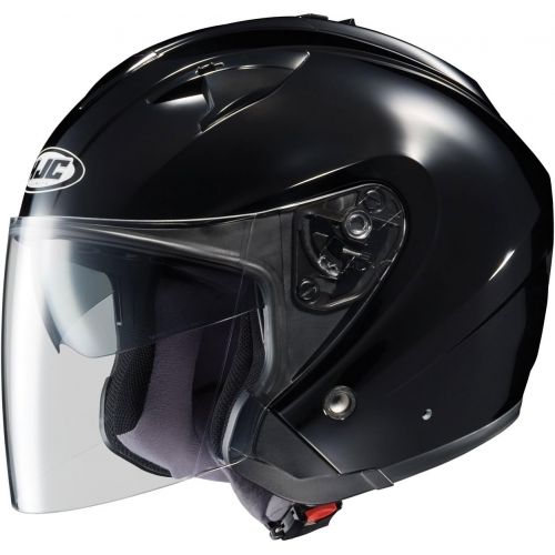  HJC Helmets HJC IS-33 Open-Face Motorcycle Helmet (Black, Small)