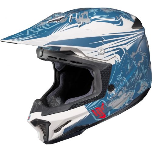  HJC Helmets HJC CL-X7 El Lobo Off-Road Motocross Helmet (MC-2F, X-Small)