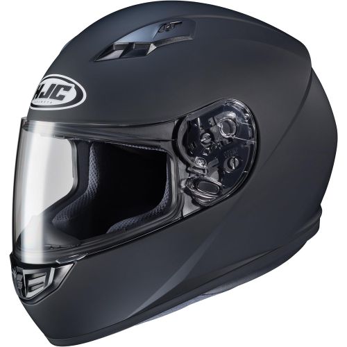  HJC Helmets CS-R3 Unisex-Adult Full Face Matte Motorcycle Helmet (Matte Black, Large)