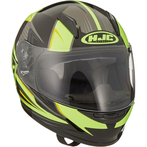  HJC Helmets HJC CL-Y Striker MC-3H Youth Motorcycle Riding Helmet (NeonBlack, Small)