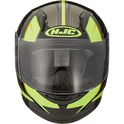  HJC Helmets HJC CL-Y Striker MC-3H Youth Motorcycle Riding Helmet (NeonBlack, Small)