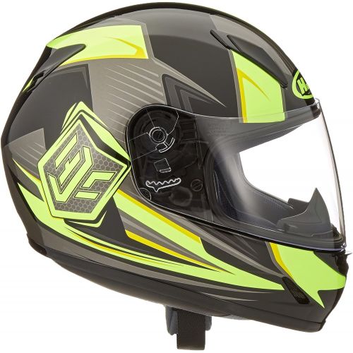  HJC Helmets HJC CL-Y Striker MC-3H Youth Motorcycle Riding Helmet (NeonBlack, Small)