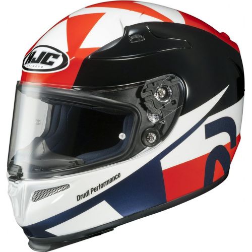  HJC Helmets HJC Ben Spies Replica III Mens RPHA-10 Sports Bike Motorcycle Helmet - MC-1  Large