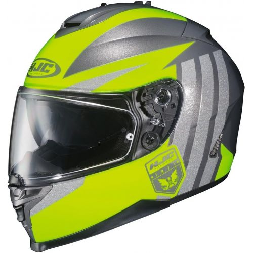 HJC Helmets HJC IS-17 Grapple Full-Face Motorcycle Helmet (Hi VizSilver, X-Large)