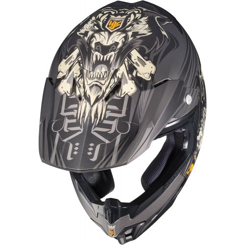  HJC Helmets HJC CL-X7 El Lobo Off-Road Motocross Helmet (MC-5F, Medium)