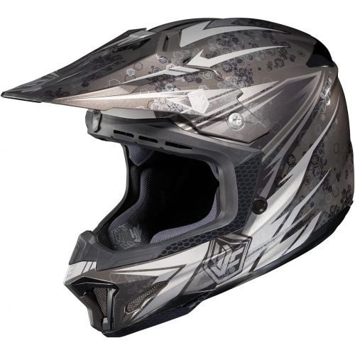  HJC Helmets HJC CL-X7 Pop N Lock Off-Road Motocross Helmet (MC-5, Small)